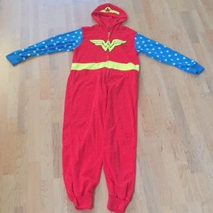 Women’s Wonder Woman Fuzzy Onesie